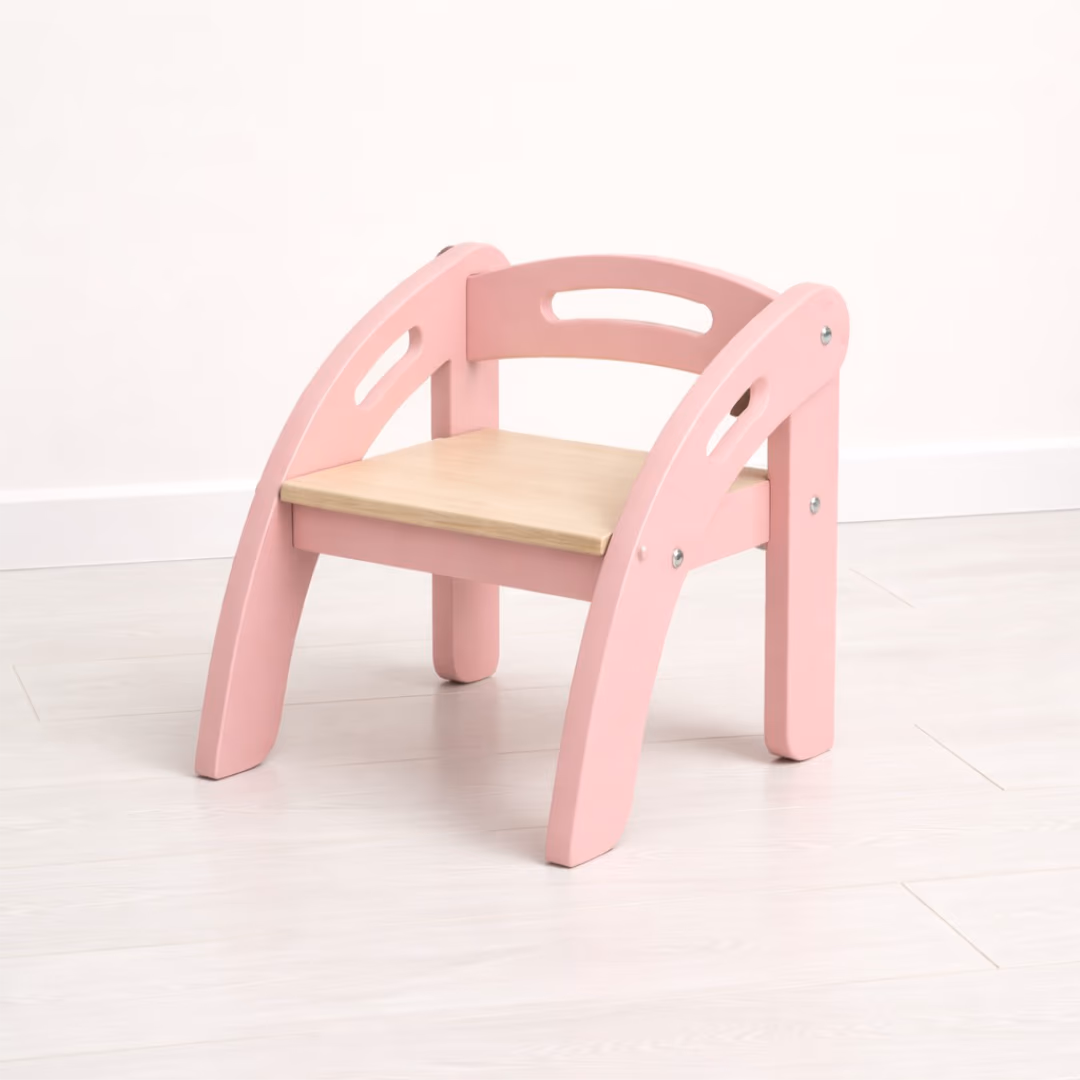 Aroha Maison Enfants Nilo Little Steps Stool — Blush Curve