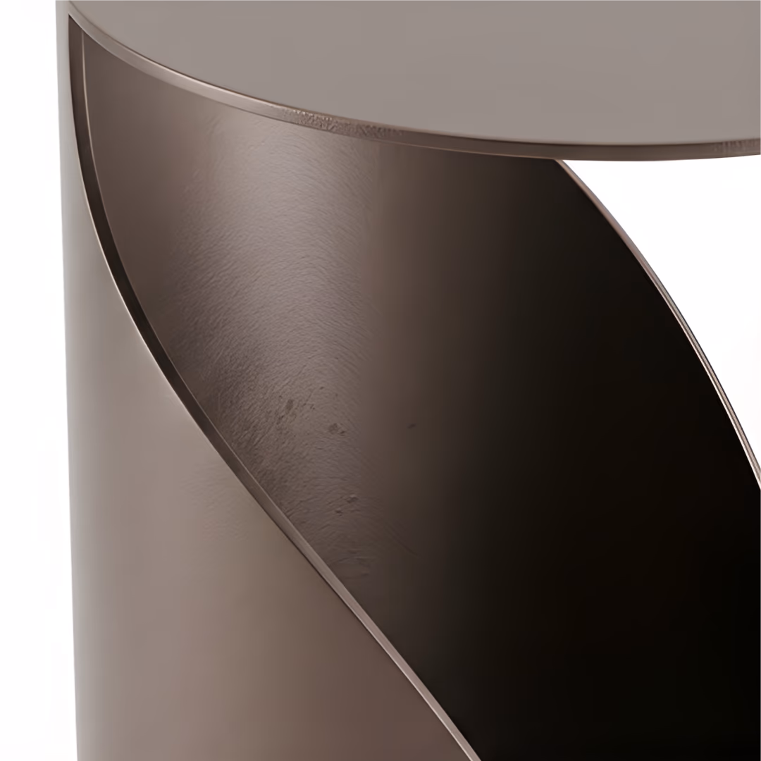 Aroha House Leher Bronze Side Table