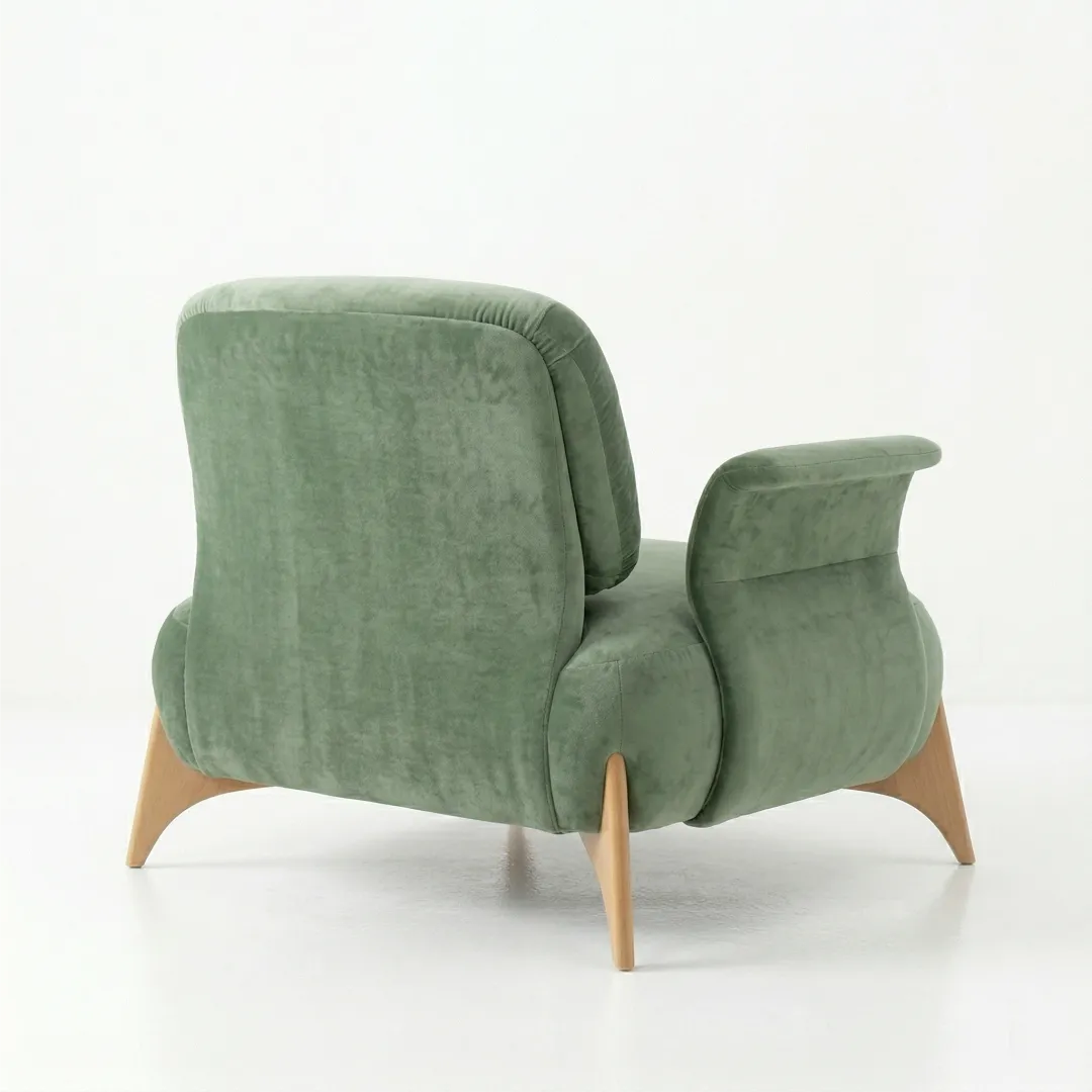 Aroha House Aabha Lounge Chair — Plush Upholstered Comfort Form