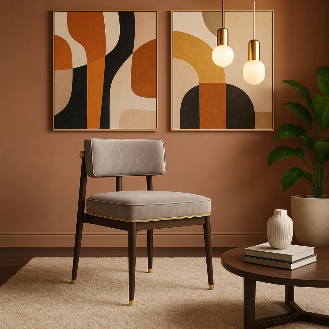 Aroha House Verona Dining Chair — Structured Upholstered Form