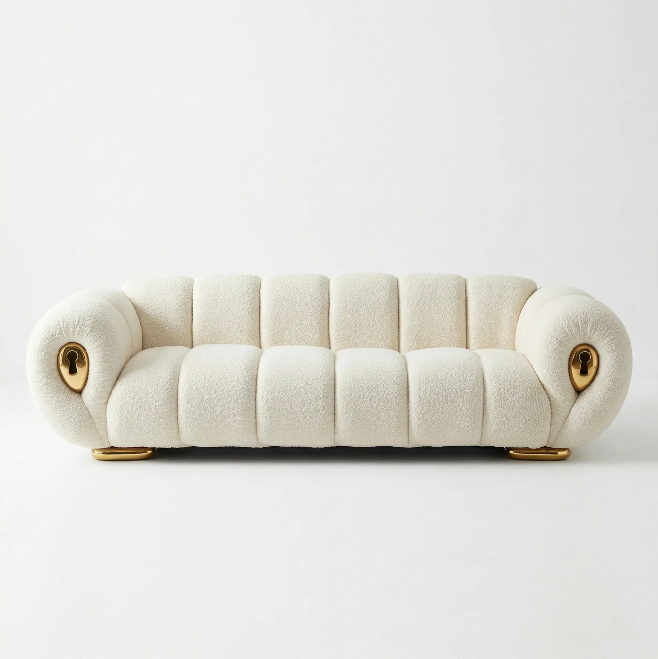 Aroha House Ivory Vault Designer Sofa – Iconic Luxury Seating India